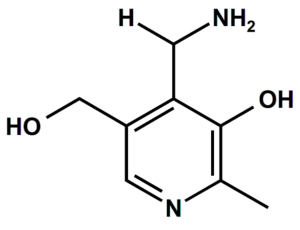 Struktur von Pyridoxamin (PM)
