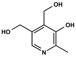 Struktur von Pyridoxin